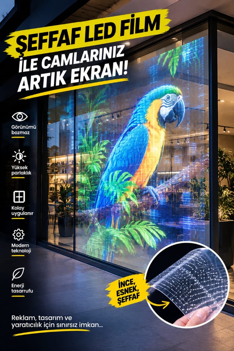 Şeffaf Led Film Teknolojisi Tedarik Zinciri