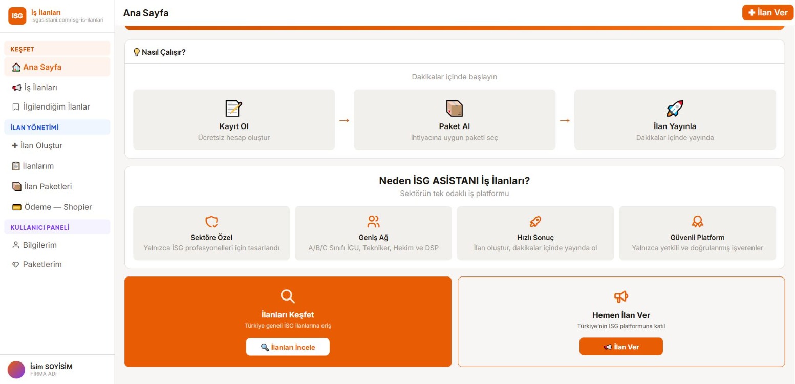 ​​​​​​​Starter Paket - İş ilanı (1 İlan/Aylık) 
