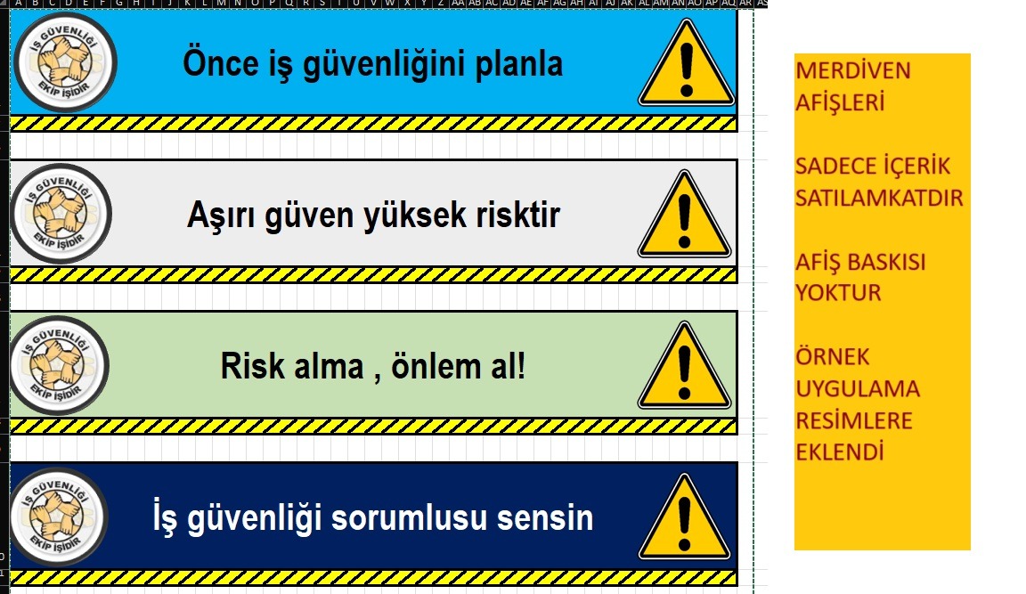 Merdiven alınlıkları afiş tasarımı