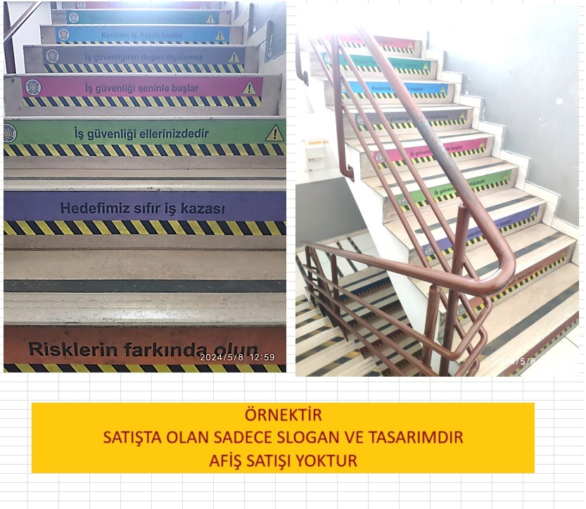 Merdiven alınlıkları afiş tasarımı