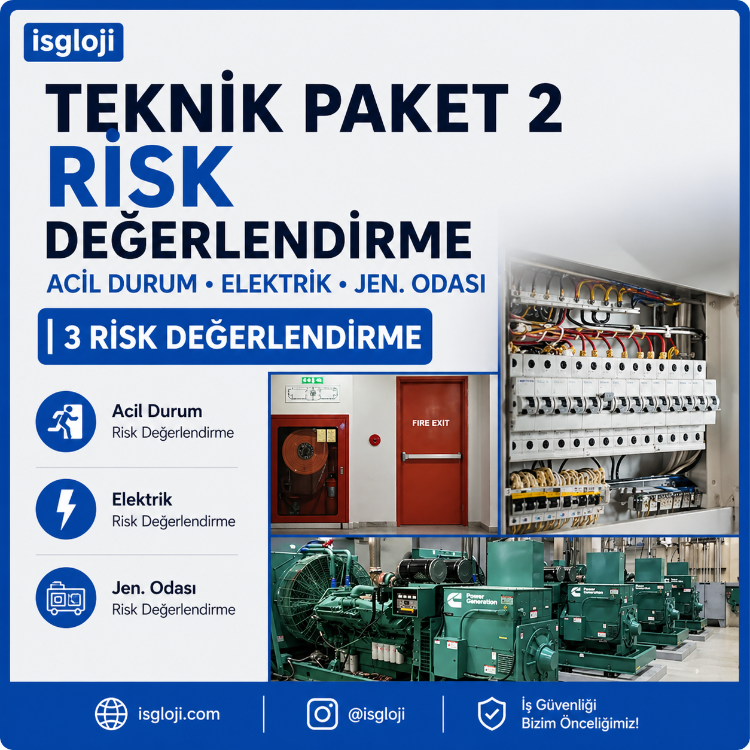 TEKNİK PAKET 2- JENERATÖR- ELEKTRİK - ACİL DURUM