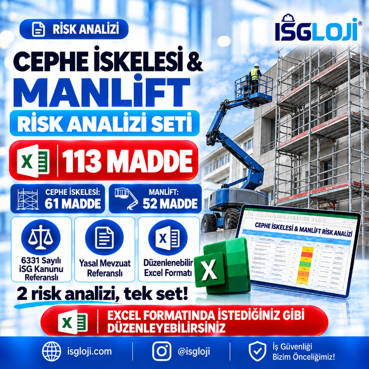 MANLİFT -İSKELE RİSK DEĞERLENDİRMELERİ