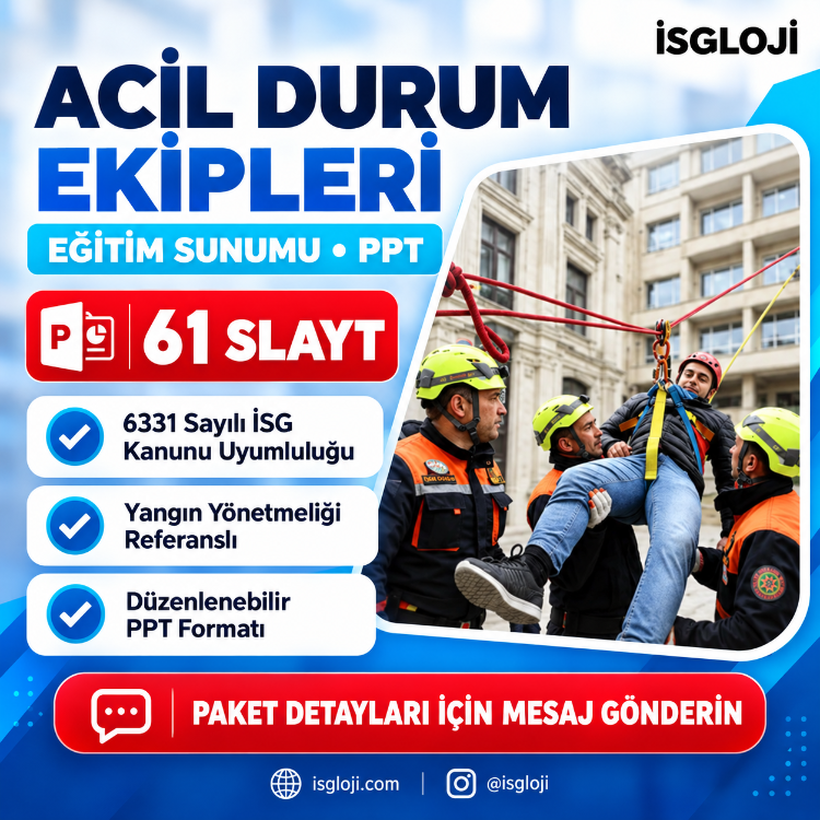 ACİL DURUM EKİPLERİ EĞİTİMİ PPT