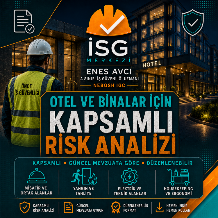 Otel ve Binalar İçin 250 Maddelik Risk Analizi | Güncel Mevzuata Göre Hazırlandı
