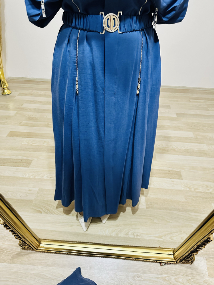 Orhan store ferace elbise indigo 