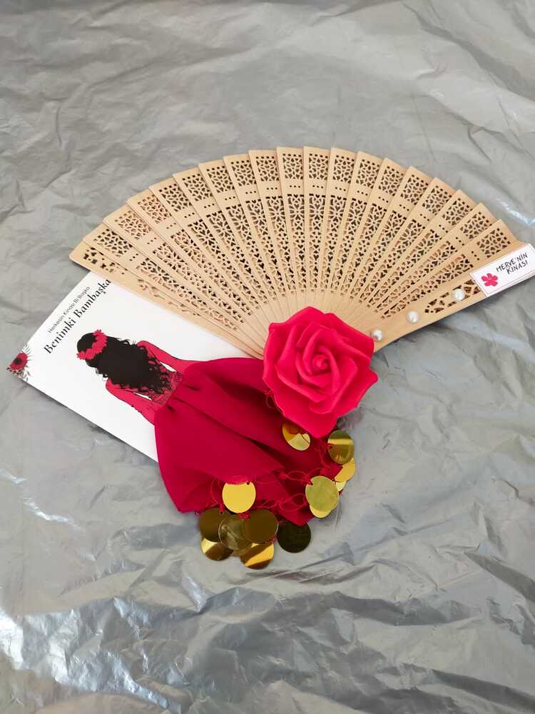 LATEKS GÜLLÜ YELPAZE+HALAY MENDİLİ SET (MİNİMUM 50 ADET SİPARİŞ VERBİLİRSİNİZ)