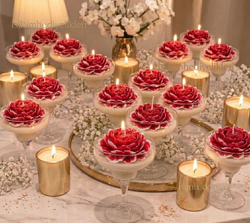  kadeh mum,kokulu mum,pinterest mum modelleri,hediyelik mum,