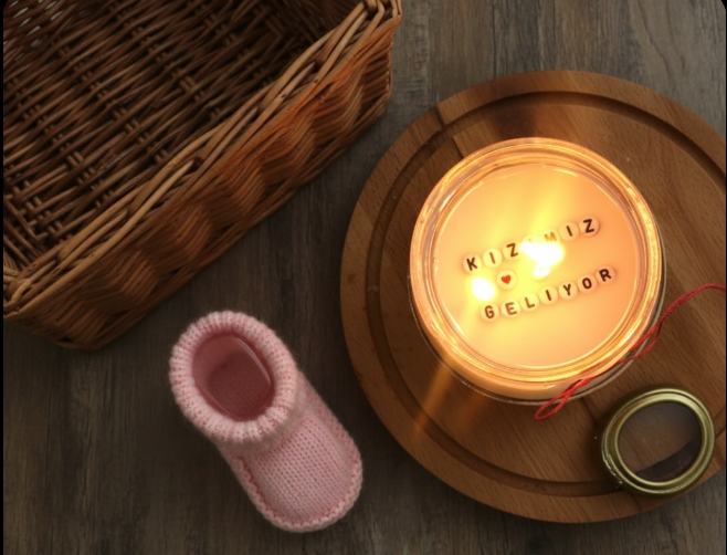 ✨ Işıltım Hediyelikleri: Gizemli Mesajlı Mum ✨