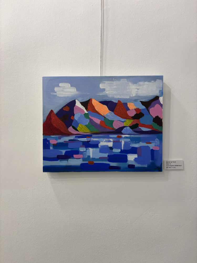 "Deja vu -II" tuval üzerine akrilik boya, 40x50 cm, 2026