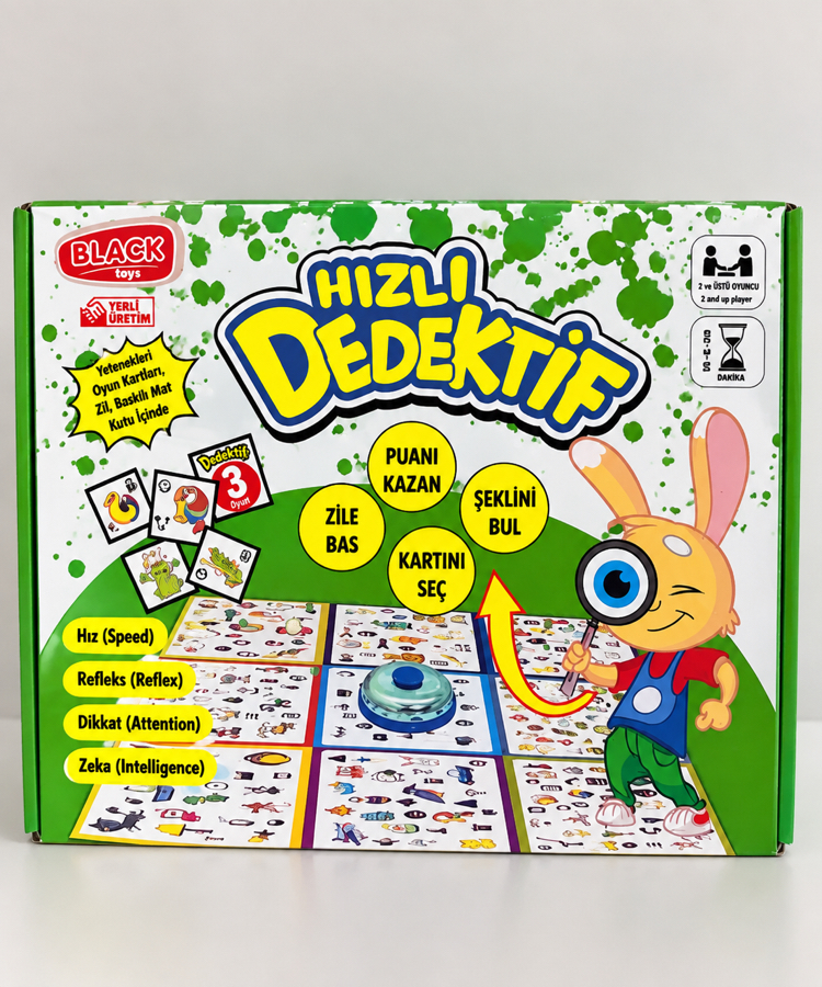 Hızlı Dedektif Eğitici Zeka ve Dikkat Oyunu