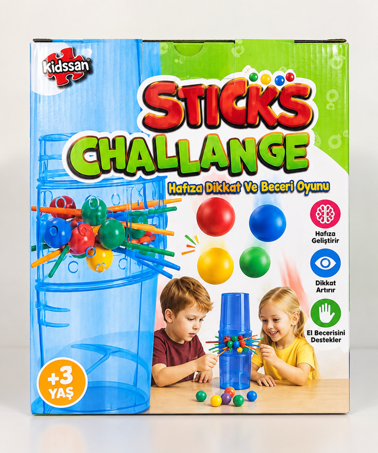 Sticks Challenge Hafıza, Dikkat ve Beceri Oyunu