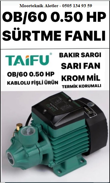 Mikro Vortex Yüzey Su Pompası - 0,50 Hp