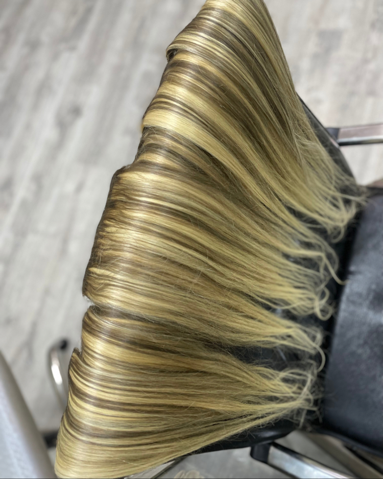 8’li Set 50cm Röfleli Gerçek Saç Çıt Çıt