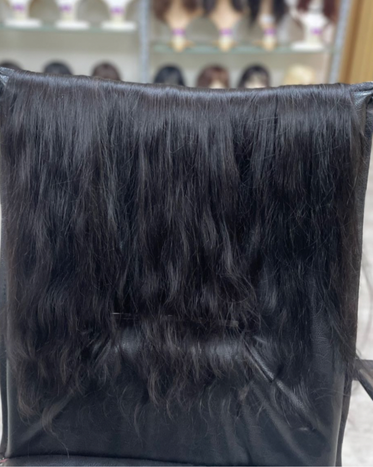 5’li Set 50cm Koyu Kestane Gerçek Saç Çıt Çıt