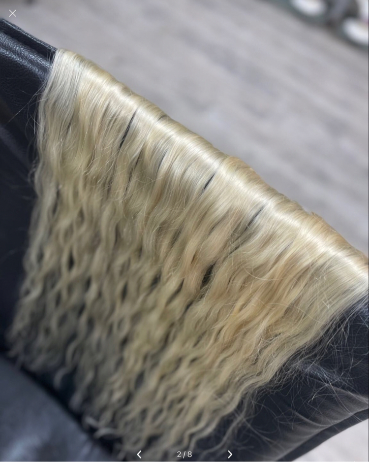 5’li Set 50cm Platin Gerçek Saç Çıt Çıt
