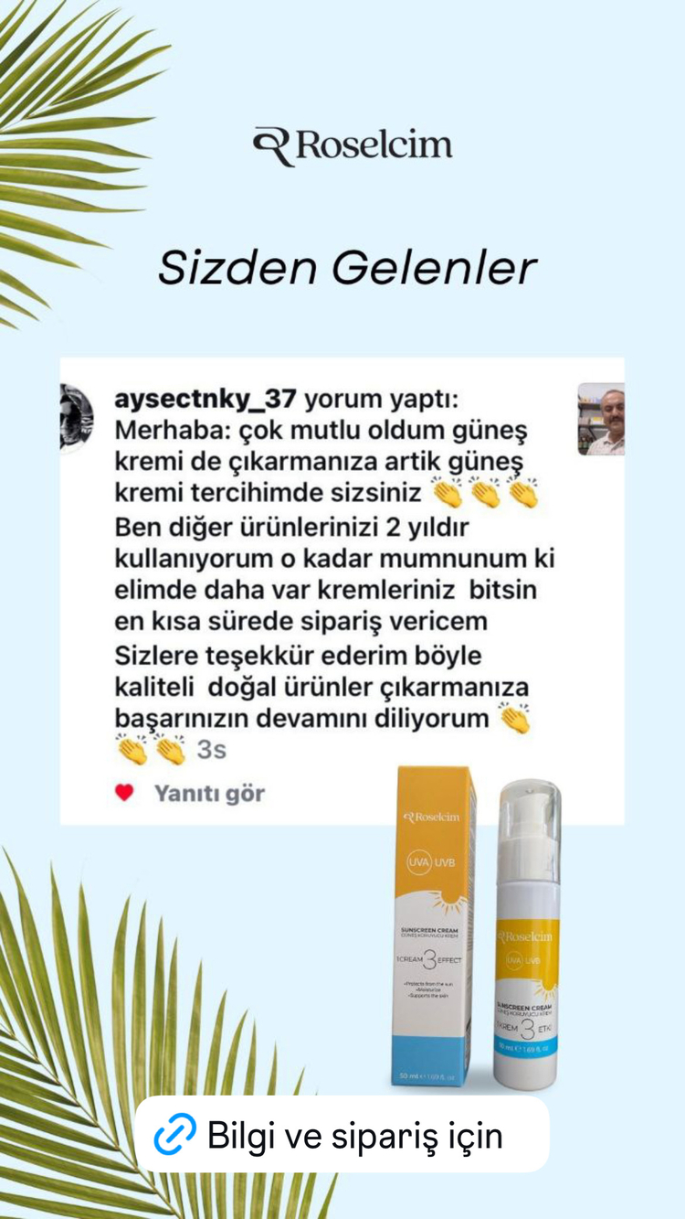 Güneş Koruyucu Krem (50ml)
