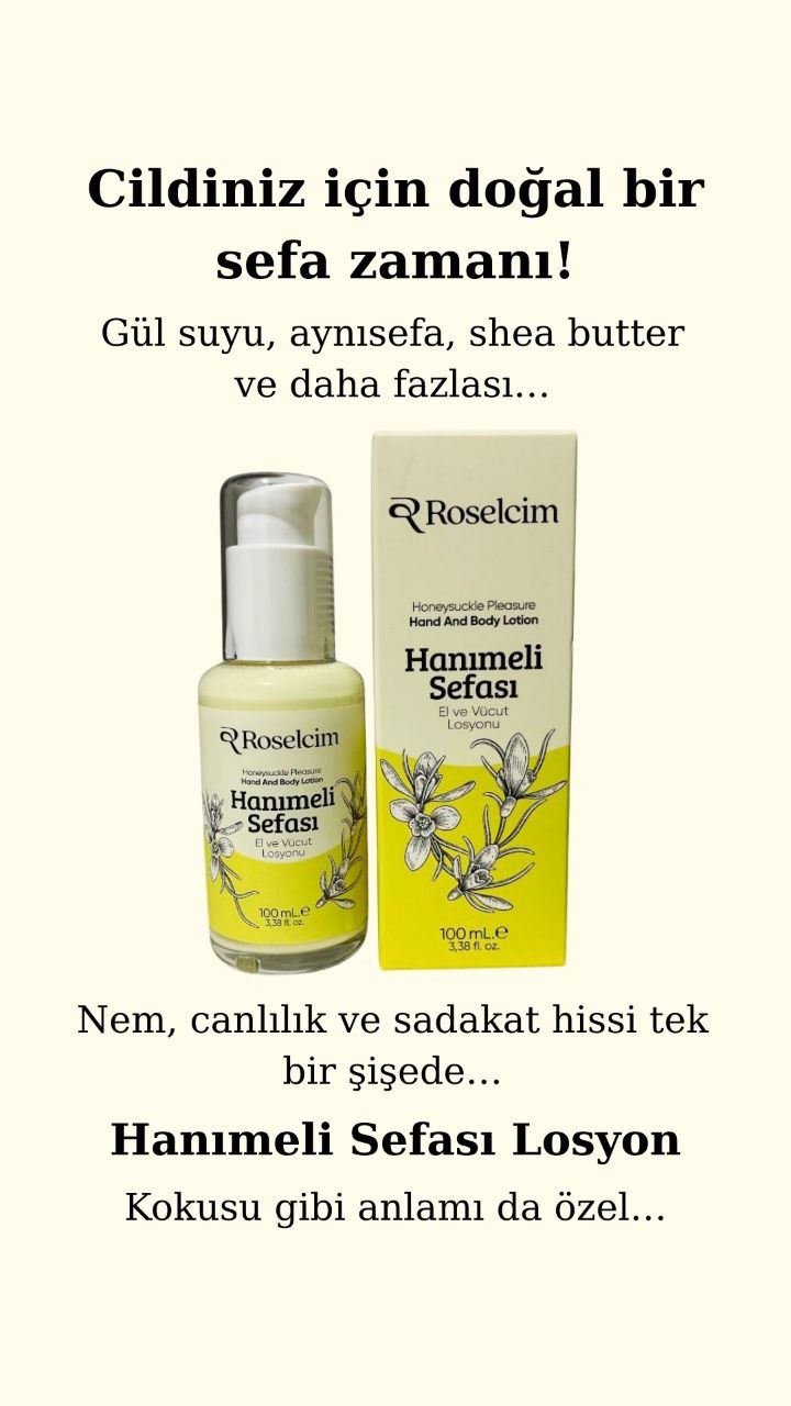 Hanımeli Sefası El Vücut Losyonu