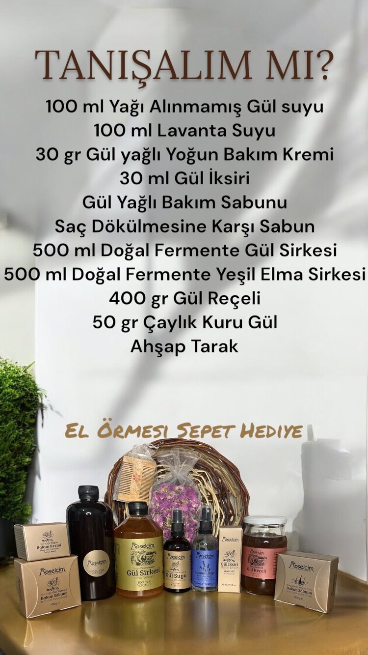 Sepet hediyeli TANIŞALIM MI SETİ