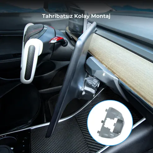 Tesla Model Y/Orta Ekranın Tüm Yönlere Dönmesini Sağlayan Alüminyum Alaşımlı Ara Bağlantı