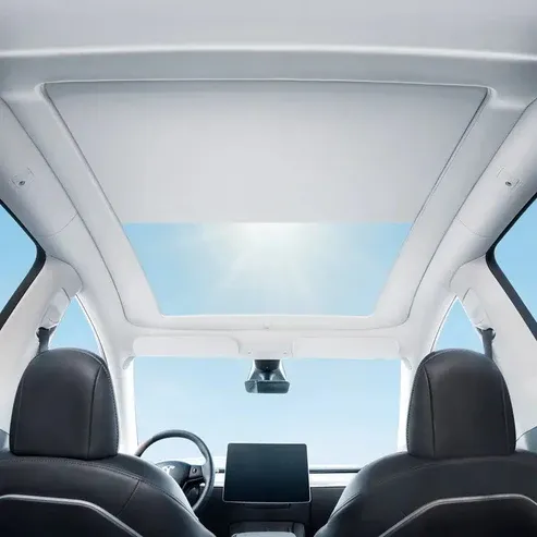 Tesla Model Y Elektrikli Otomatik Geri Çekilebilir Tavan Güneşliği, Kolay Montaj