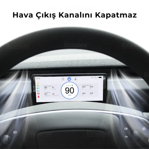 Tesla Model Y / Model F62 Linux Yüksek Performans 6.2 İnç 2.5D IPS Orta Konsol Kontrol Paneli