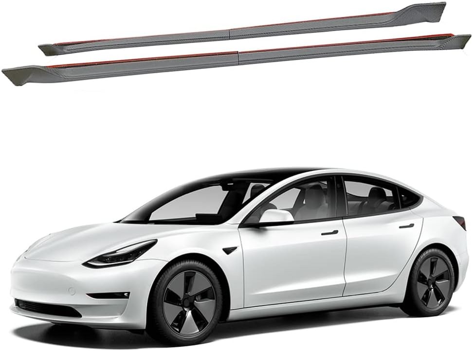 Model Y Yan Marşbiyel Kaplaması MAT KARBON