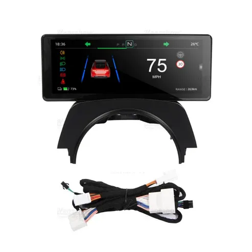Tesla Model Y / Model F62 Linux Yüksek Performans 6.2 İnç 2.5D IPS Orta Konsol Kontrol Paneli