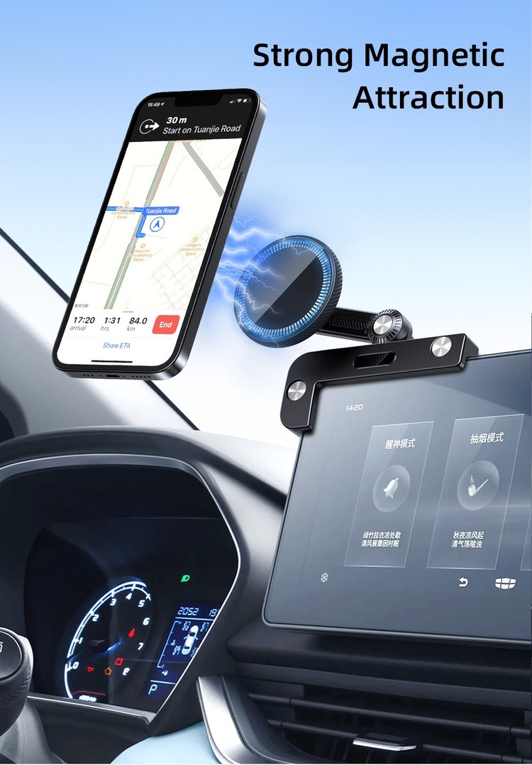 Model Y MagSafe Cep Telefonu Tutucu için, Mıknatıslı SİYAH