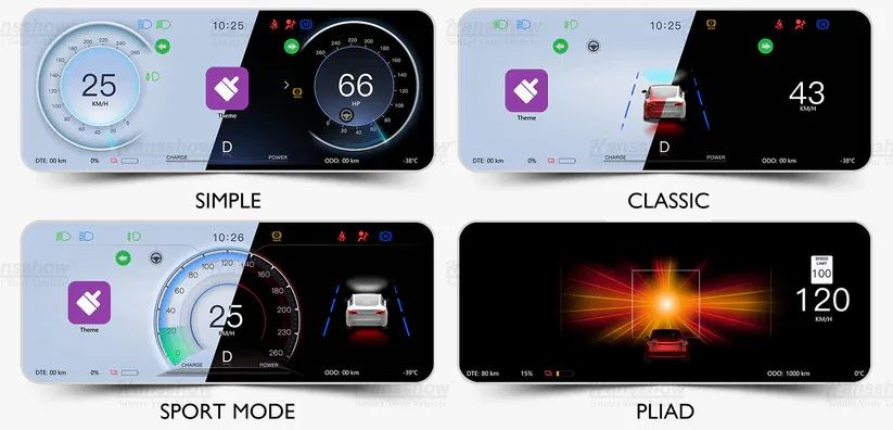 Tesla Model Y / Model 3 Linux 9 inç 256 MB Orta Konsol Kontrol Paneli Dokunmatik Ekranı