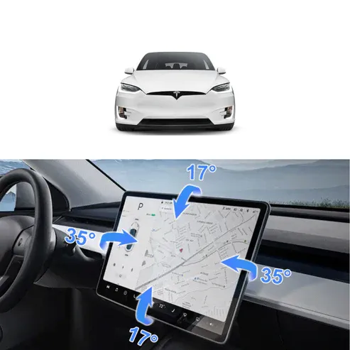 Tesla Model Y/Orta Ekranın Tüm Yönlere Dönmesini Sağlayan Alüminyum Alaşımlı Ara Bağlantı