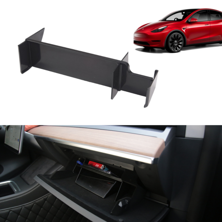 Tesla Model Y Torpido Gözü Bölmeli Çok Amaçlı Düzenleyici SİYAH