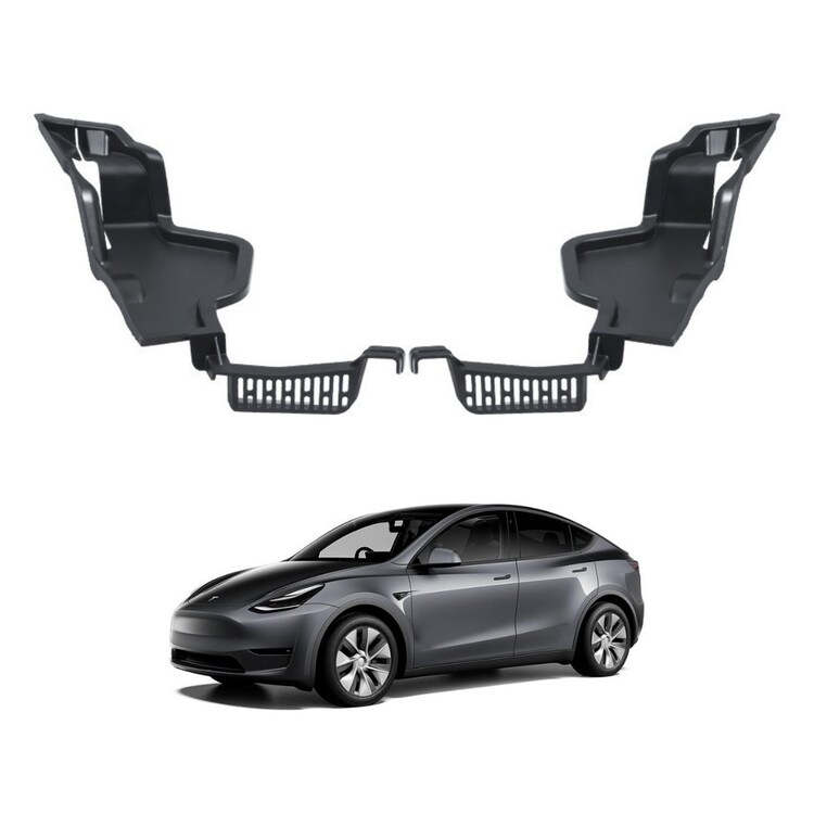 Tesla Model Y Ön Kaput İçi Su Kılavuz Kanalı, 2 Adet Set Olarak, Siyah Renk