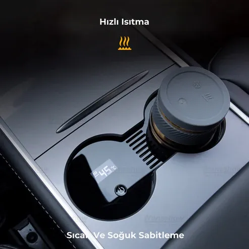 Tesla Model Y Bardak Sıcaklık Kontrol Sistemi, 4 Etkili Ayarda AMD Çip İle Kontrol