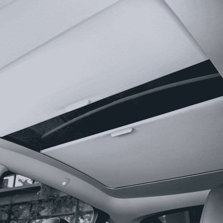 Tesla Model Y Manuel Açılabilir Tavan Perdesi, Gri Renk
