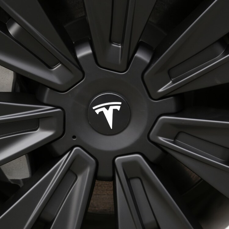 Tesla Model Y X PLAID Jant Kapağı Seti 19 İnç, Mat Siyah Renk 4 ADET