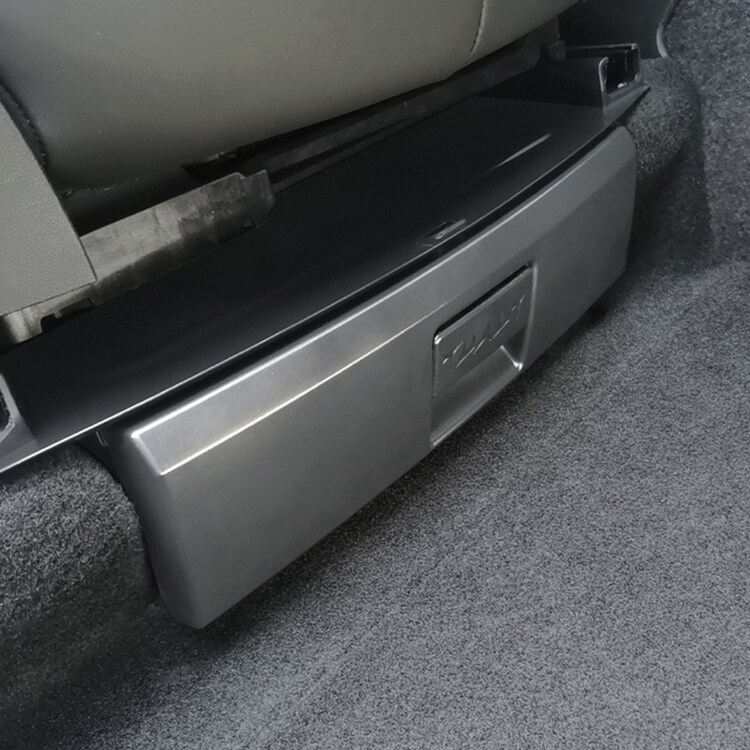 Tesla Model Y Ön Koltuklar Altına Takılan 6 Lt KİLİTLİ Metal Kapaklı Saklama Alanı, SİYAH
