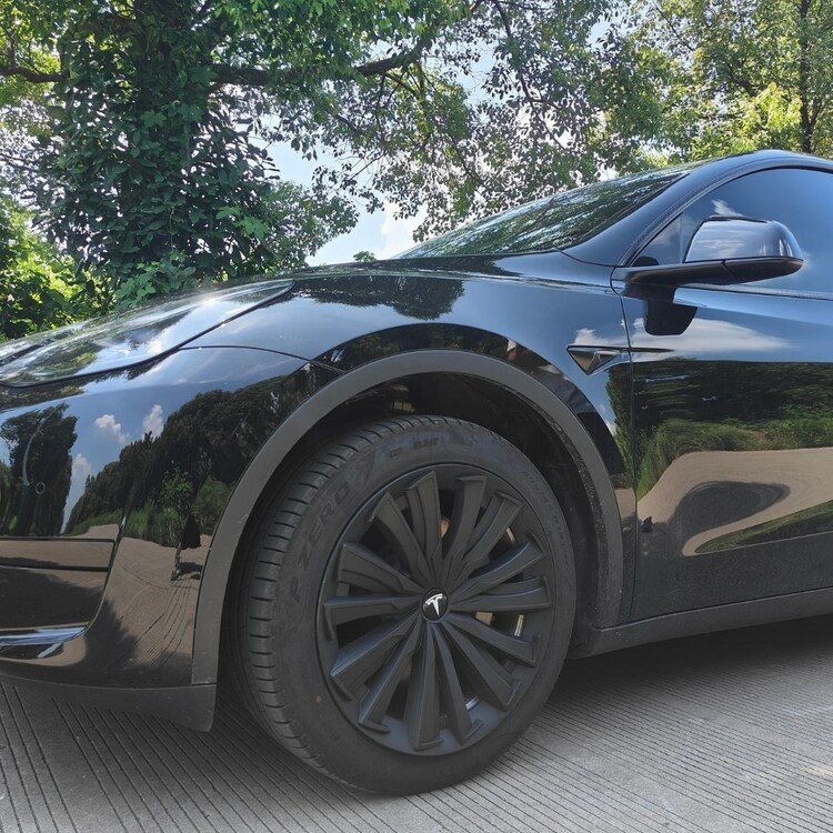 Tesla Model Y AIRY Jant Kapağı Seti 19 İnç, Mat Siyah Renk (4 Adet Set Olarak Satılmaktadır.)