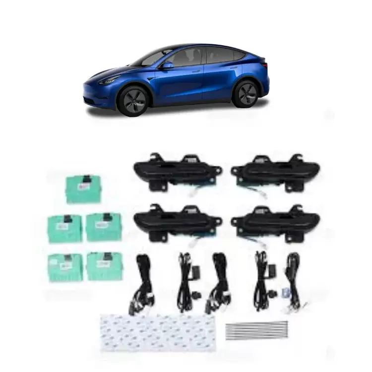 Tesla Model Y / Model 3 V5 Pro/V6 Otomatik Kapı Açma Kolu, 4 Adet Set Olarak