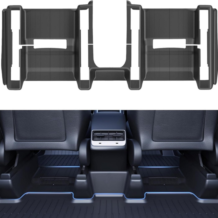 Tesla Model Y Ön Koltuklar İçin Koruyucu Panel Bakaliti 2'Lİ SET MAT SİYAH
