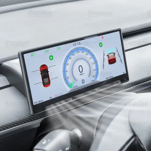 Tesla Model Y F9 9 İnç Orta Konsol Paneli Dokunmatik Ekranı Kamera, Car Play, Linux,