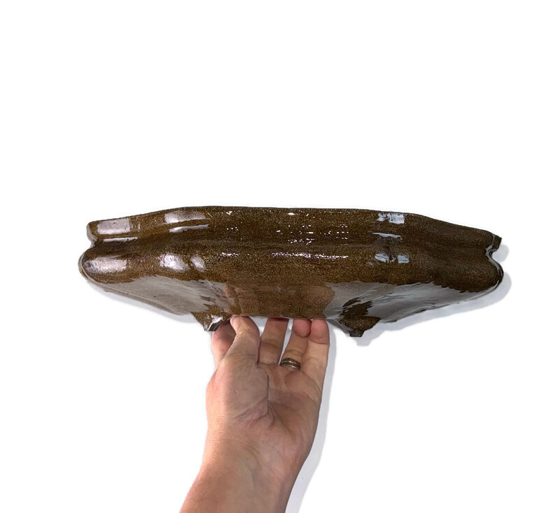 Stoneware Sırlı Seramik Bonsai Saksısı