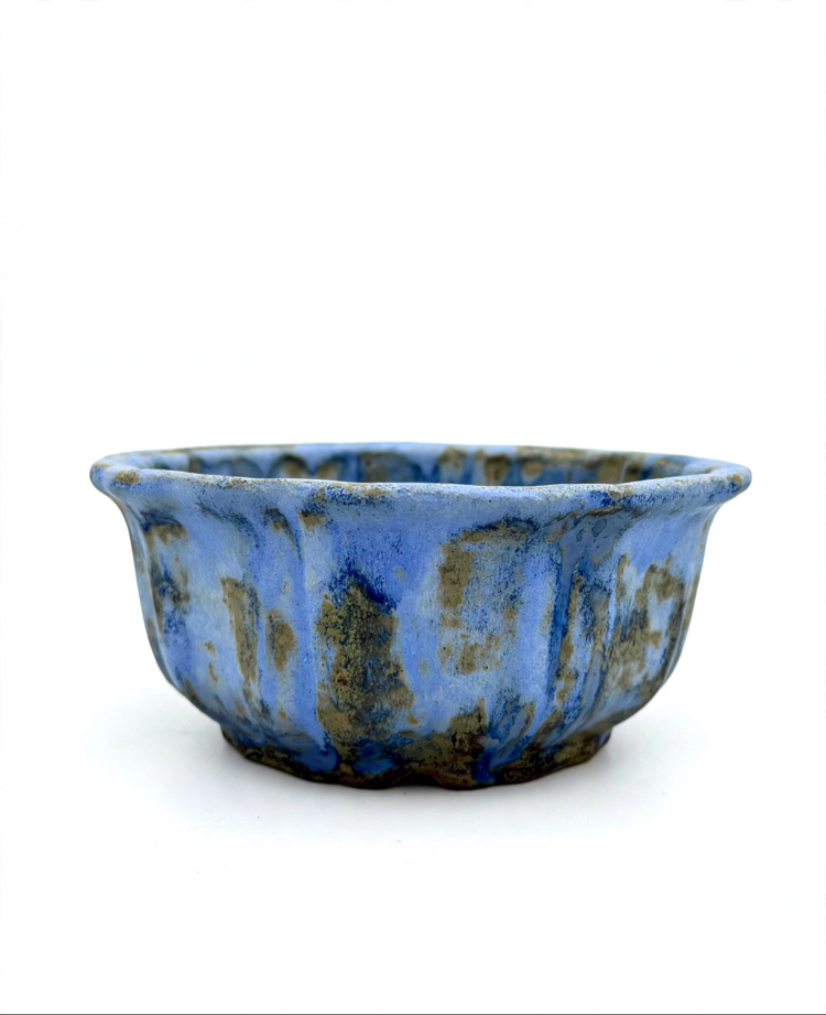 Stoneware Sırlı Seramik Bonsai Saksısı 18 cm