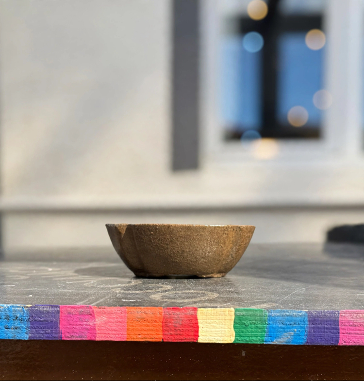 Stoneware Sırlı Seramik Bonsai Saksısı 11 cm