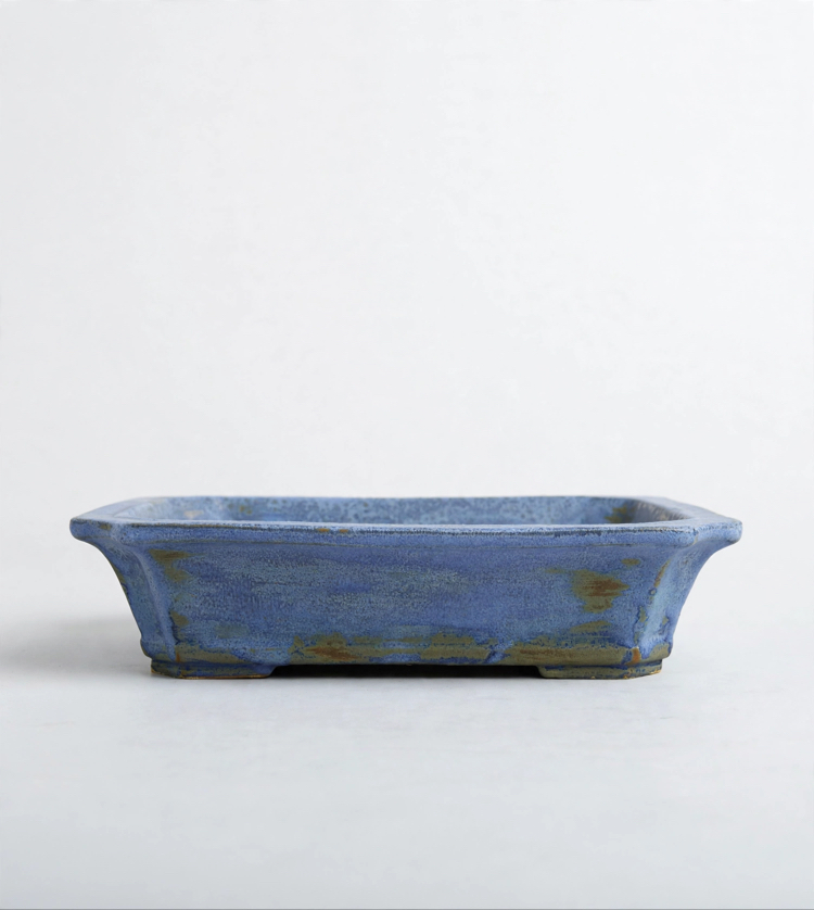 Stoneware Sırlı Seramik Bonsai Saksısı 28 cm