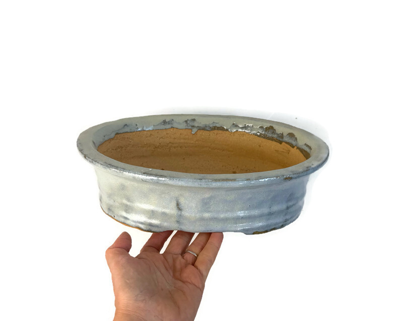 Stoneware Sırlı Seramik Bonsai Saksısı