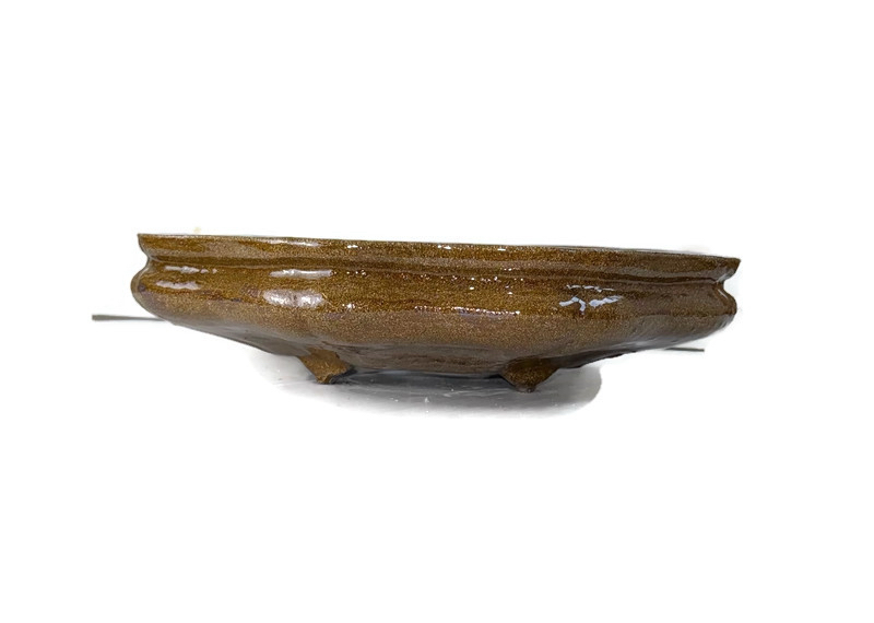 Stoneware Sırlı Seramik Bonsai Saksısı