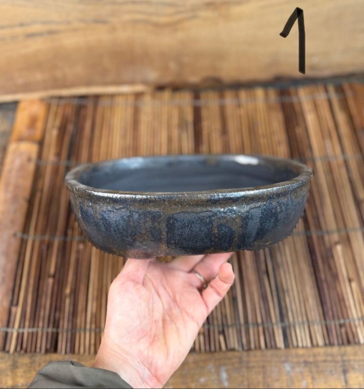 Stoneware Sırlı Seramik Bonsai Saksısı