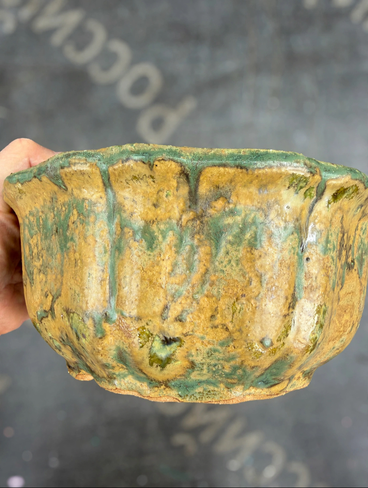 Stoneware Sırlı Seramik Bonsai Saksısı 18 cm
