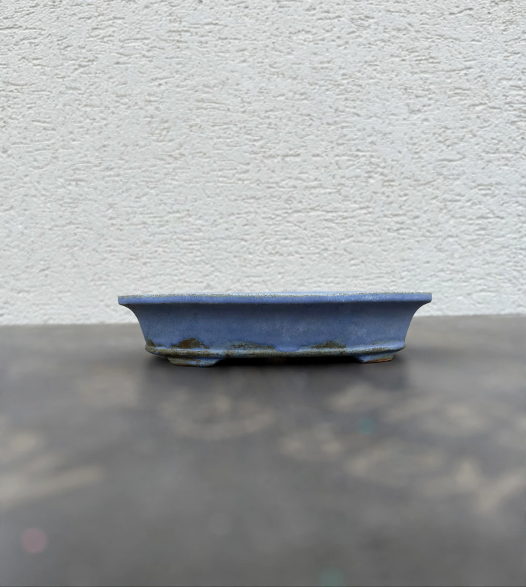 Stoneware Sırlı Seramik Bonsai Saksısı 33 cm