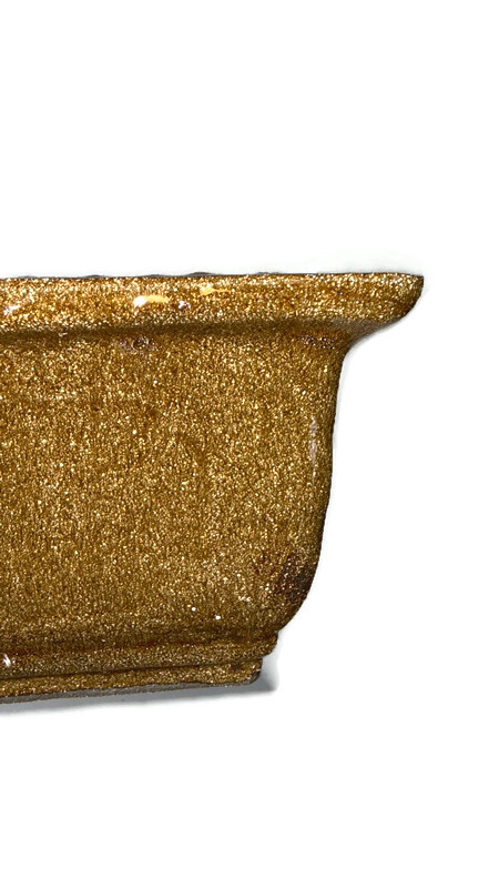 Büyük Stoneware Sırlı Seramik Saksısı 40 cm